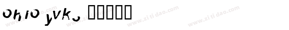 Ohio-yvK3字体转换
