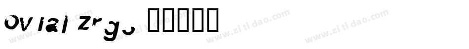 Ovial-zRG3字体转换