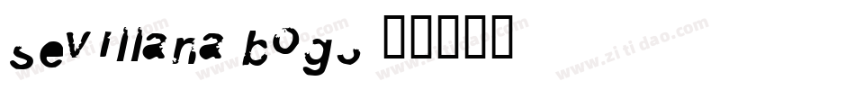 Sevillana-BOG3字体转换