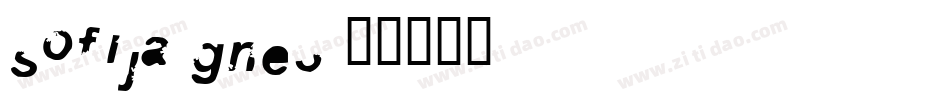 Sofija-gne3字体转换