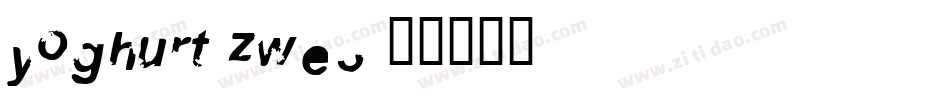Yoghurt-ZWE3字体转换