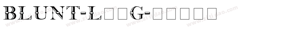 Blunt-L31g字体转换