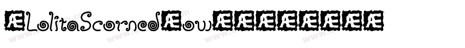ALolitaScorned-owJ4字体转换
