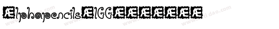 Alphapencils-1GG4字体转换