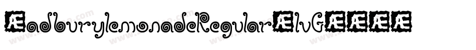CadburylemonadeRegular-1vG4字体转换