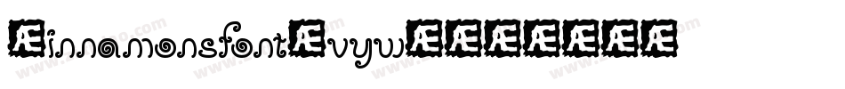 Cinnamonsfont-vyw4字体转换