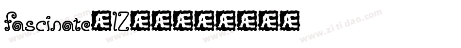 Fascinate-1ZA4字体转换