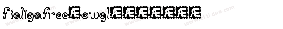Fialigafree-owgl4字体转换