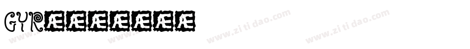 GYR4字体转换