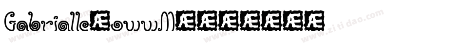 Gabrialle-owwM4字体转换