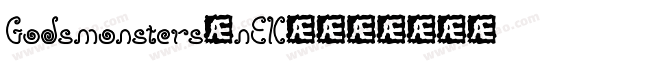 Godsmonsters-nEK4字体转换