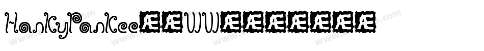 HankyPankee-0WW4字体转换