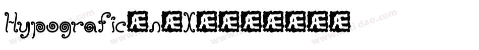 Hypografic-nDX4字体转换