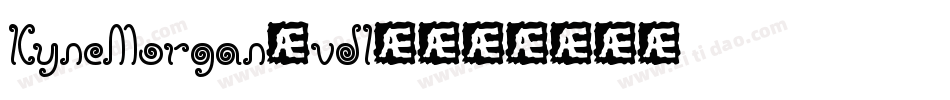 KyneMorgan-vdl4字体转换