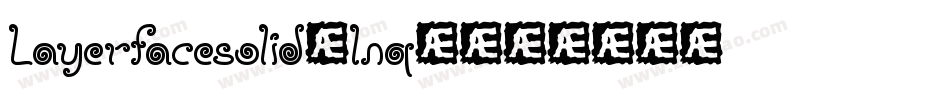 Layerfacesolid-1nq4字体转换