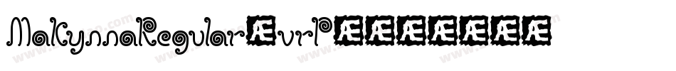 MakynnaRegular-vrP4字体转换