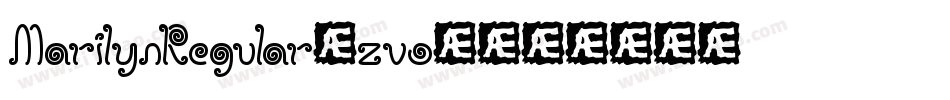 MarilynRegular-zvo4字体转换