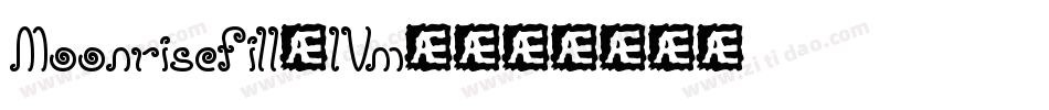 MoonriseFill-1Vm4字体转换