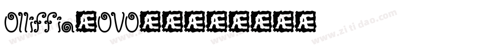 Olliffia-OVOJ4字体转换