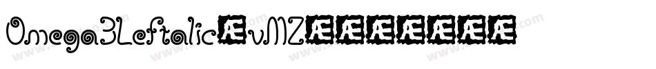 Omega3Leftalic-vMZ4字体转换