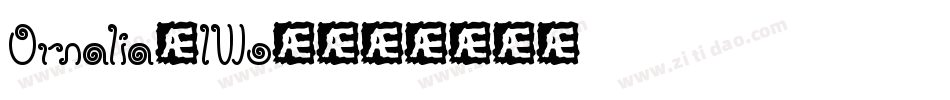 Ornalia-1Wo4字体转换