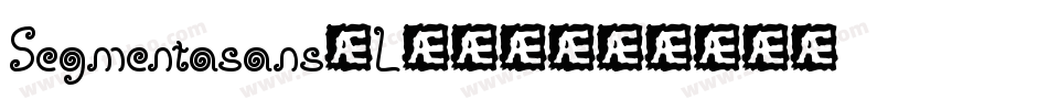 Segmentasans-LJB4字体转换