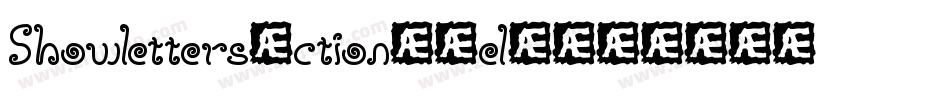 ShowlettersAction-4el4字体转换