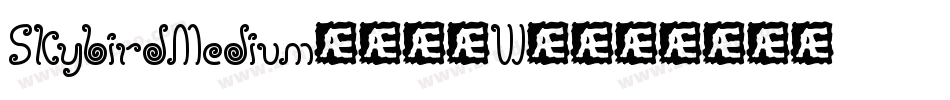 SkybirdMedium-4BBW4字体转换