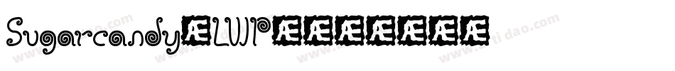 Sugarcandy-LWP4字体转换