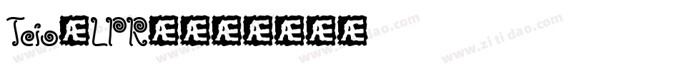 Teio-LPR4字体转换