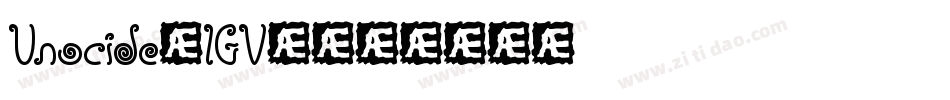 Unocide-1GV4字体转换