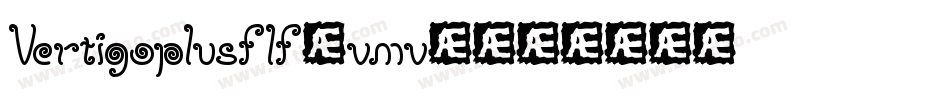 Vertigoplusflf-vmv4字体转换