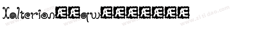 Xalterion-0qw4字体转换