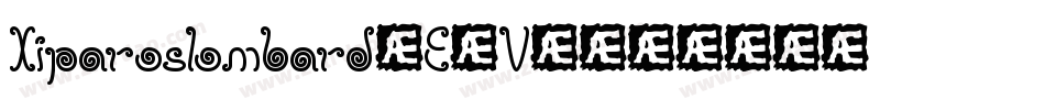 Xiparoslombard-EBV4字体转换