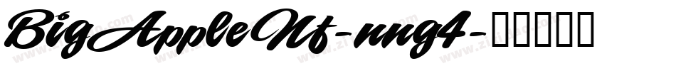 BigAppleNf-nng4字体转换