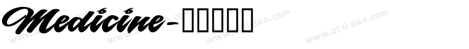 Medicine字体转换