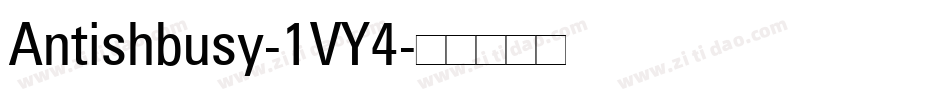 Antishbusy-1VY4字体转换
