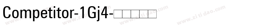 Competitor-1Gj4字体转换