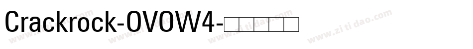 Crackrock-OVOW4字体转换