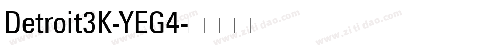 Detroit3K-YEG4字体转换