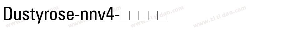 Dustyrose-nnv4字体转换