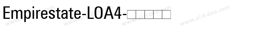 Empirestate-LOA4字体转换