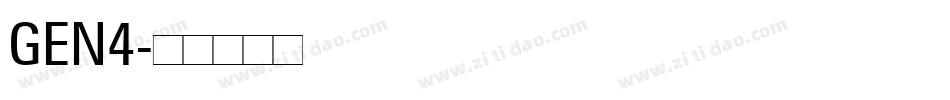 GEN4字体转换