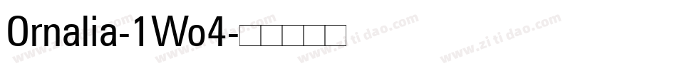 Ornalia-1Wo4字体转换