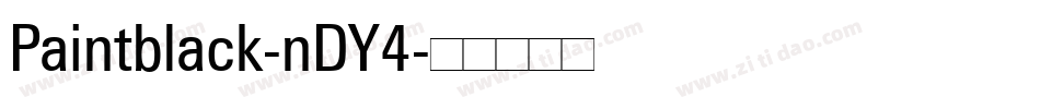 Paintblack-nDY4字体转换