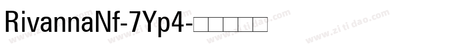 RivannaNf-7Yp4字体转换