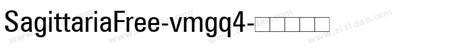 SagittariaFree-vmgq4字体转换