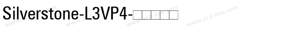 Silverstone-L3VP4字体转换