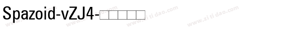 Spazoid-vZJ4字体转换