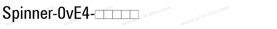 Spinner-0vE4字体转换